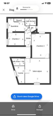 Appartement 3 pièces Centre ville 71 m²