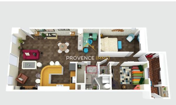 Marseille (13007) Appartement de caractère à deux pas du Vieux-Port