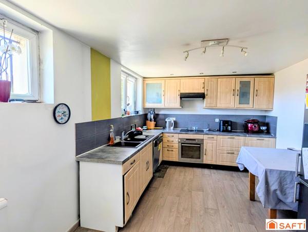 Maison 143m² - 5 chambres - garage - jardin