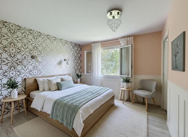 Igny Place de la Ferme  Maison moderne de  208 m²  6 chambres  Espace réception 70 m2  Jardin sans vis-à-vis  DPE C