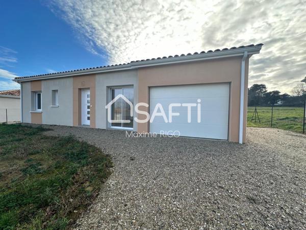 Maison neuve 3 chambres 100 m2 à Casteljaloux