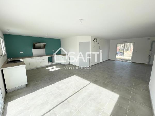 Maison neuve 3 chambres 100 m2 à Casteljaloux