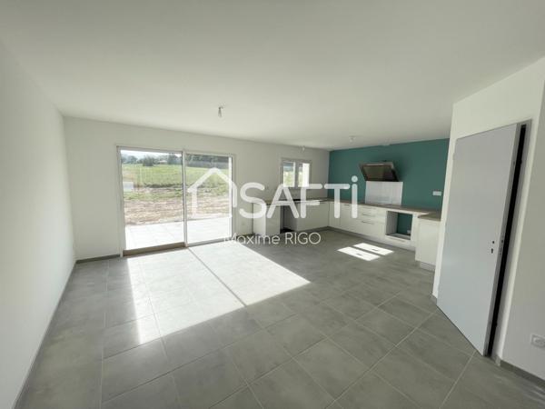 Maison neuve 3 chambres 100 m2 à Casteljaloux