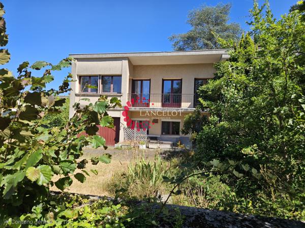 Maison d'architecte 167m² sur terrain arboré de 5100m²