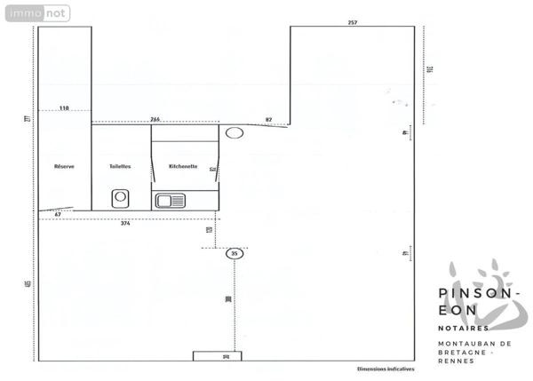 Bureaux à vendre à Rennes en Ille-et-Vilaine (35000), ref : 35056-1604
