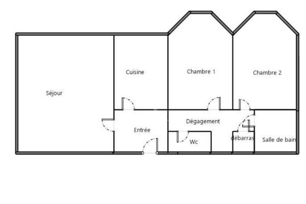 PUTEAUX / QUARTIER PRESSENSE - RIVES DE SEINE Appartement 3 pièces 73m² DERNIER ETAGE avec cave et parking