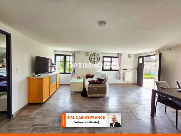 MAISON DOUBLE DE 140 M² AVEC DÉPENDANCES, L’ENSEMBLE SUR 637 M² DE TERRAIN CLOS :