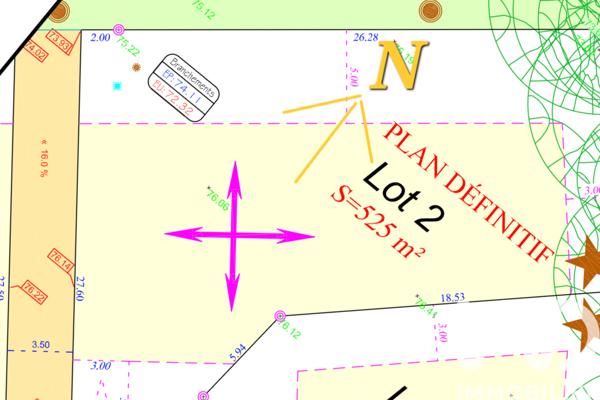 Terrain à vendre 525 m² Bain-de-Bretagne