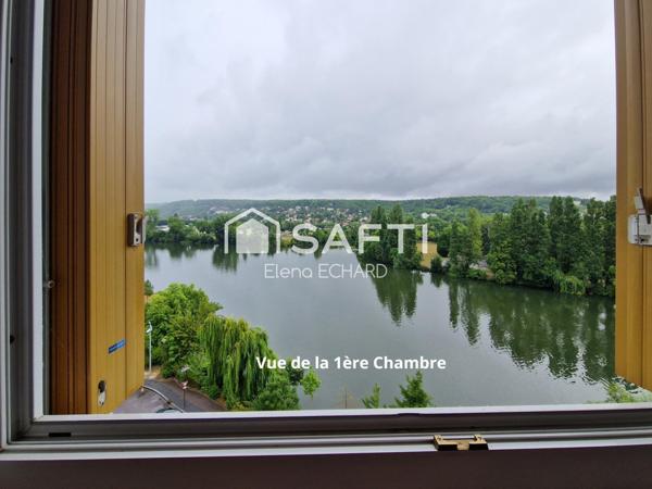 Appartement F4 à vendre à Mantes-la-Jolie d'environ 72m2