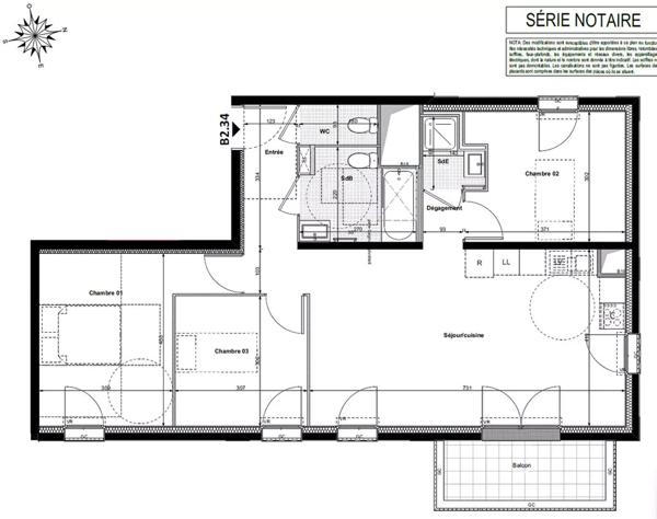 Appartement T4 neuf ? 79 m² avec terrasse et parkings