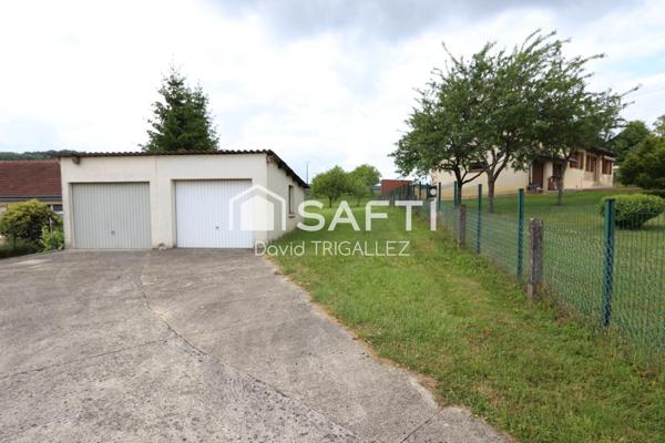 Maison individuelle avec garages terrain et verger
