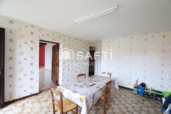 Maison individuelle avec garages terrain et verger