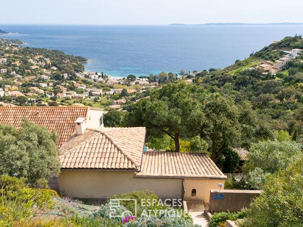 Maison vue mer en pleine nature