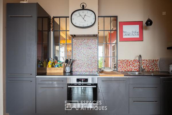 Maison vue mer en pleine nature