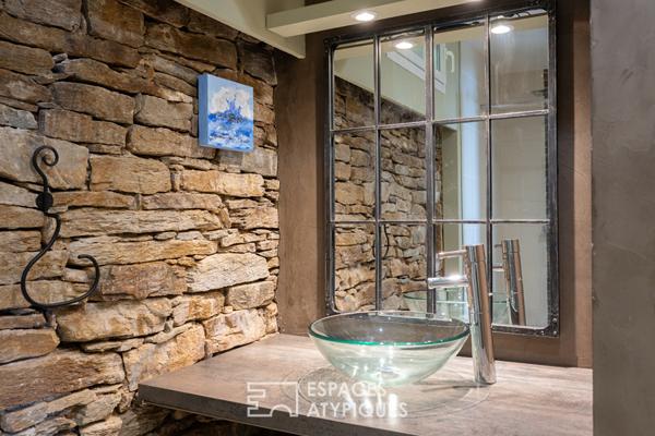 Maison vue mer en pleine nature