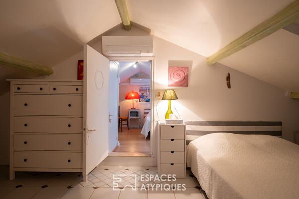 Maison vue mer en pleine nature