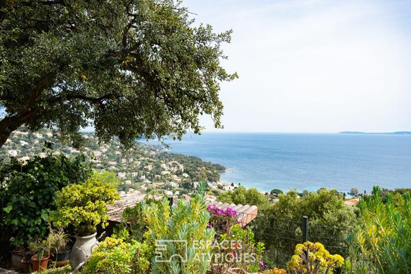 Maison vue mer en pleine nature