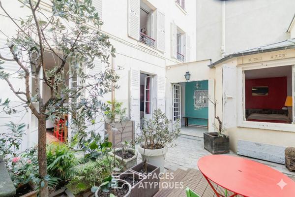 Duplex esprit maison avec terrasse