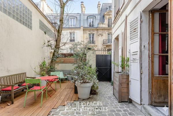 Duplex esprit maison avec terrasse