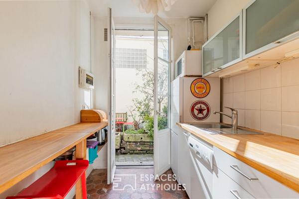 Duplex esprit maison avec terrasse