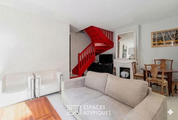 Duplex esprit maison avec terrasse