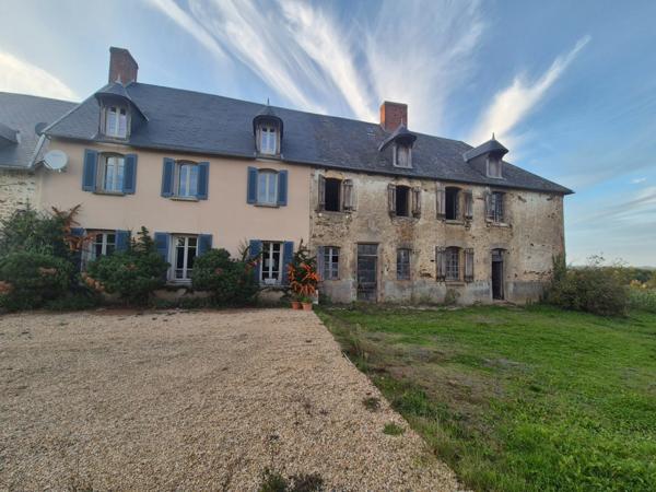Dpt Creuse (23), à vendre Villard - Château de 9 pièces 320 m2 - Maison de gardien 4 pièces 114 m2 - Terrain 8770 m2