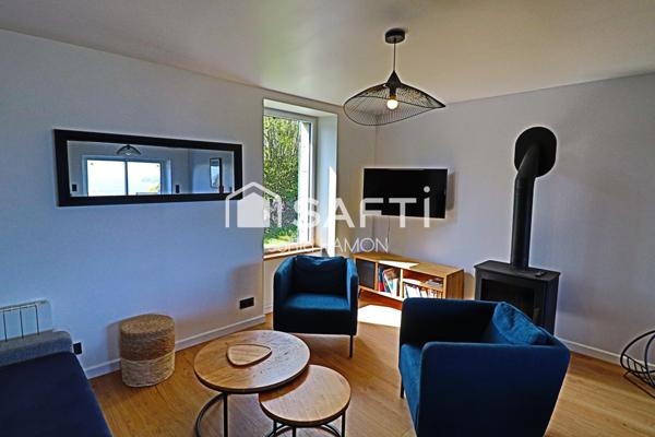 Maison totalement rénovée avec vue mer