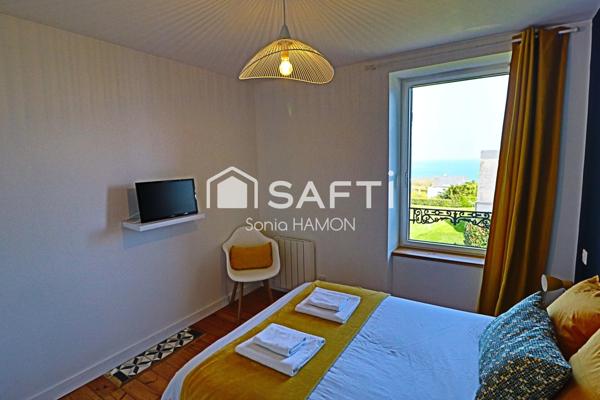 Maison totalement rénovée avec vue mer