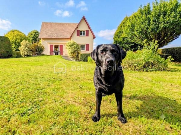 EXCLUSIVITE

Située sur la commune prisée de Douvres-la-Délivrande,  à proximité immédiate de commerces, cette belle propriété de 146 m² habitables allie le cachet de l'ancien au confort moderne. 
Elle se distingue dès l'extérieur par son architecture soignée, dotée d'une toiture en tuiles plates et d'une façade habillée de pierres de parement. 
Édifiée sur un magnifique jardin arboré de 900 m², elle offre de superbes volumes et un agencement idéal.

 Les Caractéristiques Clés

 * Surface habitable : 146 m²
 * Surface du terrain : 900 m²
 * Nombre de chambres : 5 (dont une au rez-de-chaussée)
 * Sous-sol total : 85 m²

 L'Agencement Intérieur
Au rez-de-chaussée (entièrement revêtu de tomettes authentiques et des poutres apparentes dans l'entrée) :
 * Une vaste pièce de vie de 38 m², chaleureuse et lumineuse grâce à sa triple exposition, agrémentée d'un poêle à pellets.
 * Une cuisine aménagée et parfaitement équipée.
 * Une chambre et une salle d'eau , permettant une vie de plain-pied confortable.

*À l'étage (desservi par un escalier et un palier conservant le charme des tomettes) :
 * Quatre belles chambres, dont une particulièrement spacieuse de plus de 20 m² habitables.
 * Une salle de bains indépendante équipée d'une baignoire.
 * Un WC séparé.

 Le Sous-Sol Complet (85 m²)
 * Un vaste garage d'environ 35 m².
 * Une très grande pièce de 40 m², offrant de multiples possibilités d'aménagement (atelier, salle de jeux, espace de stockage).

 Énergie et Fiscalité
 * Système de chauffage : Électrique couplé à un poêle à pellets pour un confort optimal.
 * Consommation énergétique réelle : Environ 2000 €/an d'électricité et 480 €/an de pellets (une consommation avérée largement inférieure aux estimations du DPE).
 * Taxe foncière : 2200 €

Vous n'avez plus qu'a mettre vos meubles et savourer le bonheur de vivre ici!