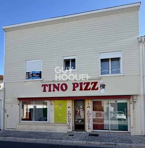LA TREMBLADE – ENSEMBLE IMMOBILIER AVEC LOCAL COMMERCIAL ET APPARTEMENT