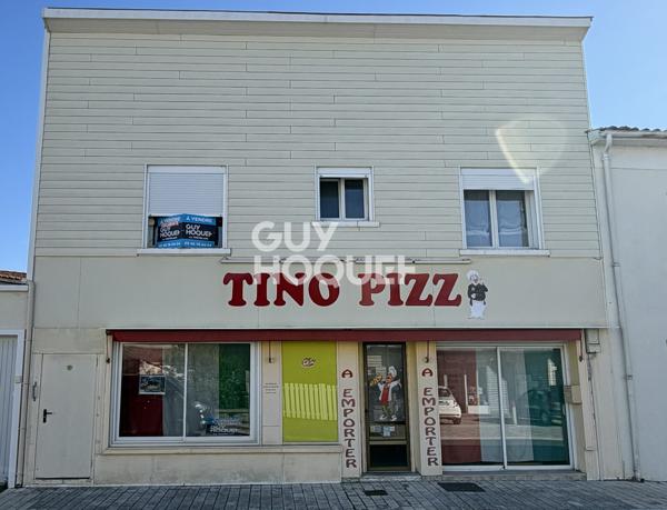 LA TREMBLADE – ENSEMBLE IMMOBILIER AVEC LOCAL COMMERCIAL ET APPARTEMENT