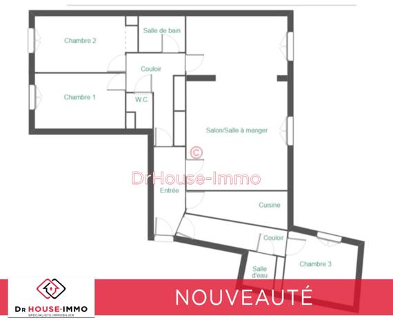 Appartement à vendre 5 pièces de 116 m²