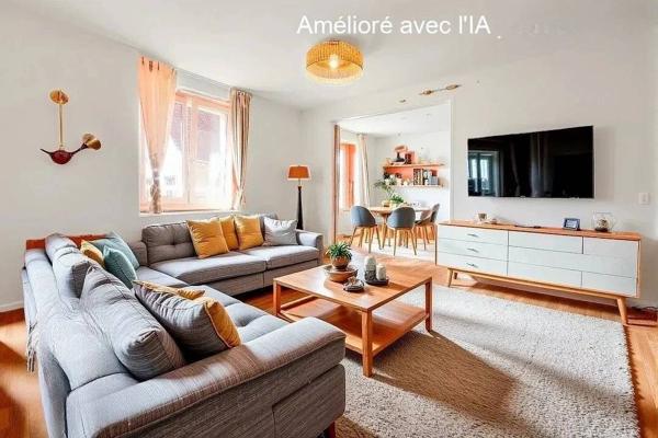 lumineux, vue dégagée, jardin à aménager et potentiel 3 chambres – un appartement à repenser selon vos envies