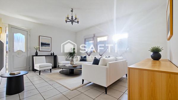 Maison individuelle de plain-pied, 3 chambres, garage, dépendance sur 440 m2 de terrain...