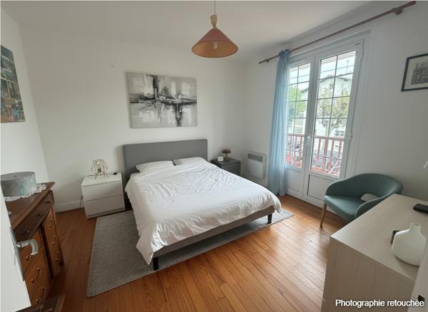 Hendaye- Bel appartement T4 avec terrasse, garage fermé et cave