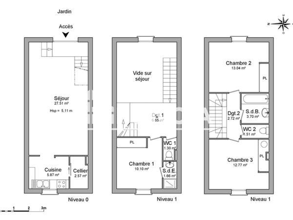 Location Maison 4 pièces 89.4 m² - 1 RUE D'OCCITANIE Vinassan 11110