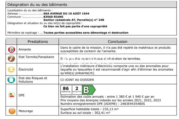 Maison
         6 pièces
        - 235 m² Bien prestige 599 000 € *
