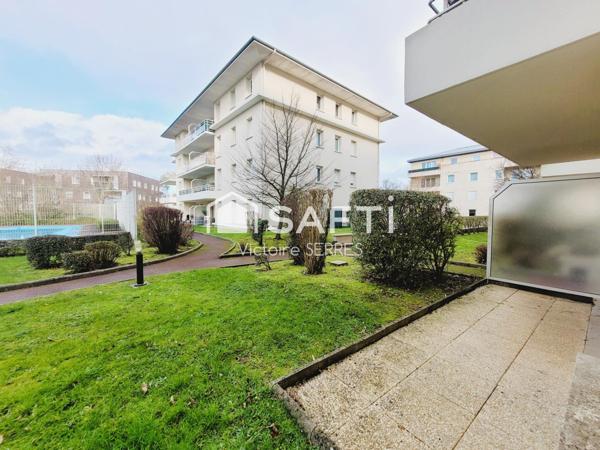 Appartement T2 en rez-de-jardin avec belle terrasse