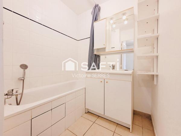 Appartement T2 en rez-de-jardin avec belle terrasse