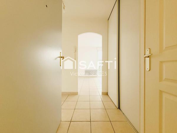 Appartement T2 en rez-de-jardin avec belle terrasse