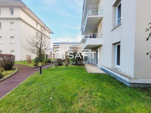 Appartement T2 en rez-de-jardin avec belle terrasse