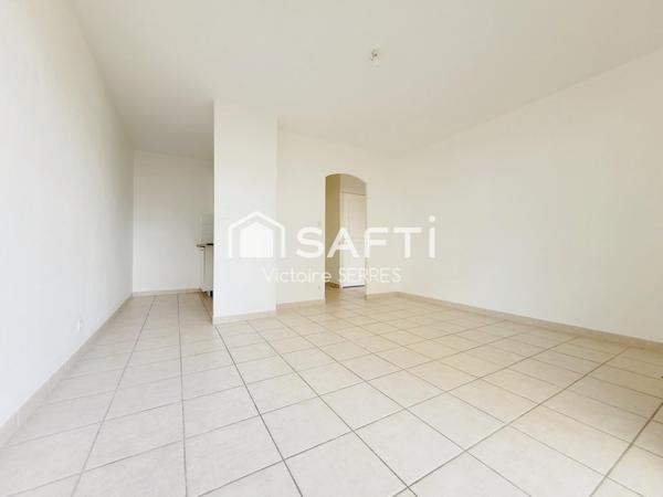 Appartement T2 en rez-de-jardin avec belle terrasse