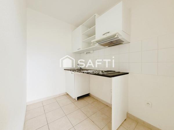 Appartement T2 en rez-de-jardin avec belle terrasse