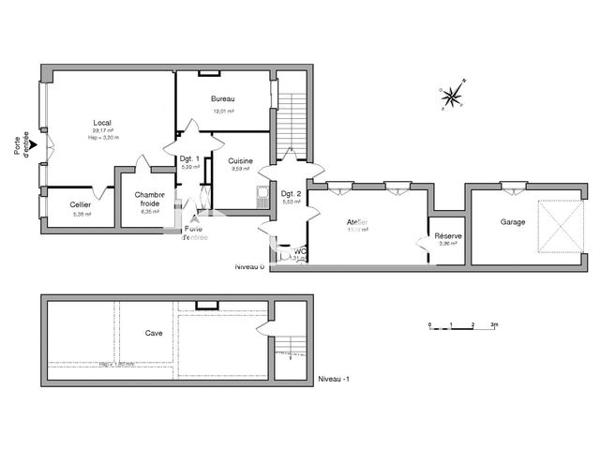 Location Local commercial 2 pièces 97.6 m² - 13 RUE DE LA REPUBLIQUE Tomblaine 54510