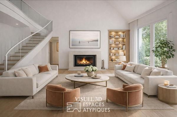 Une villa face à l’océan, entre élégance et quiétude.