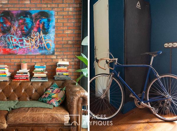 Appartement type Loft new-yorkais avec terrasse