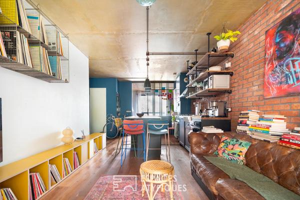 Appartement type Loft new-yorkais avec terrasse