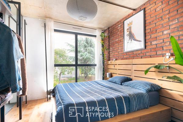Appartement type Loft new-yorkais avec terrasse