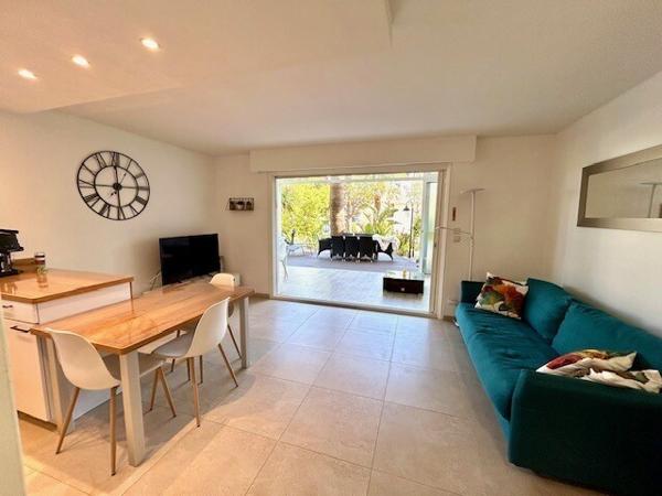 Juan-les-Pins – Centre-ville, 3 pieces en rez de jardin