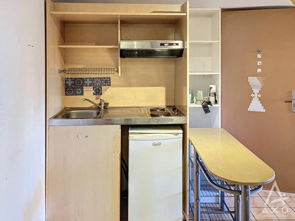 Studio mansardé avec mezzanine - 18,44 m2 en centre-ville de Tarbes